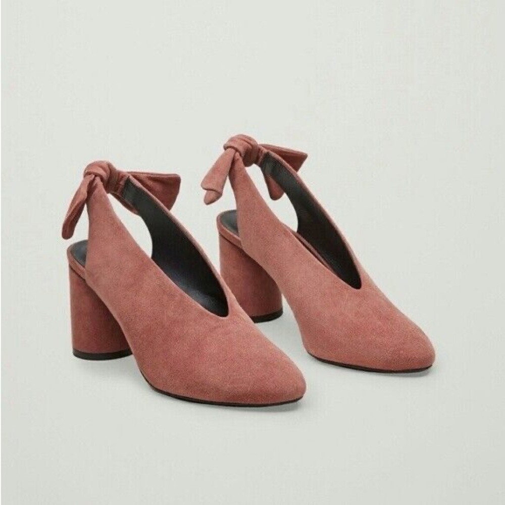 COS Women's Rose Slingback Bow Court Shoes